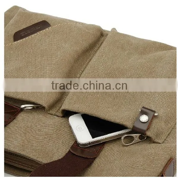 Fashion printed canvas bag with canva sling bag