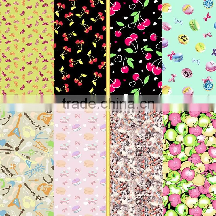 High quality new design printed 4 way stretch nylon spandex fabric for swimwear and underwear
