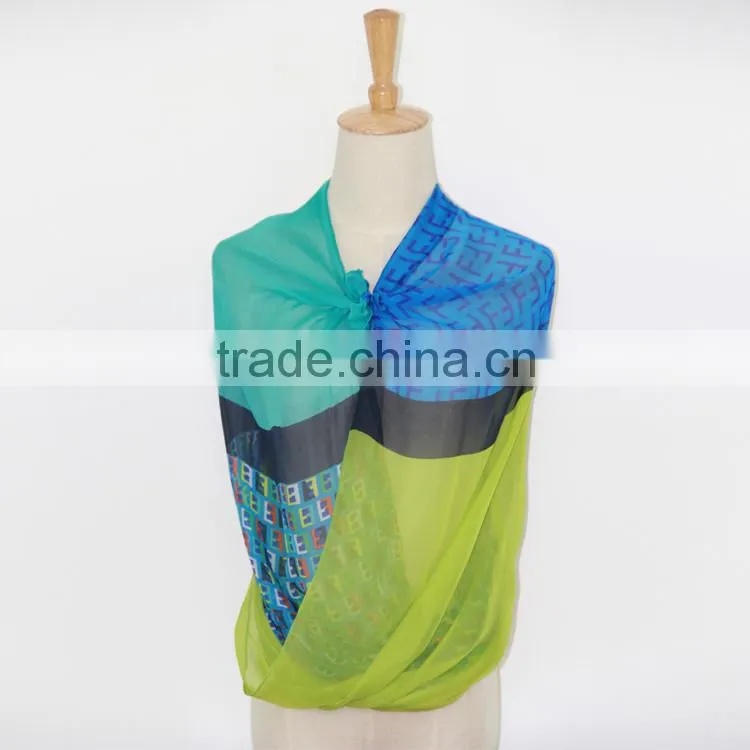 shena fashion chiffon shawl silk scarf low price