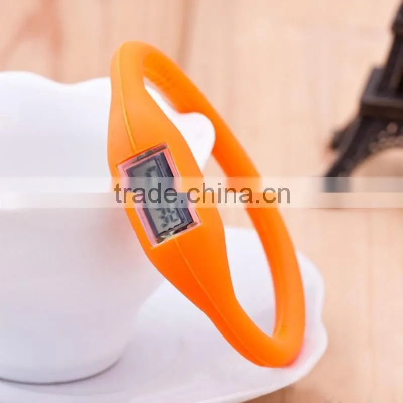 Fashion NEW Anion Sports Wrist Bracelet Watch Watches Men Women Digital Silicon Silicone LED Watch Insect Repellent