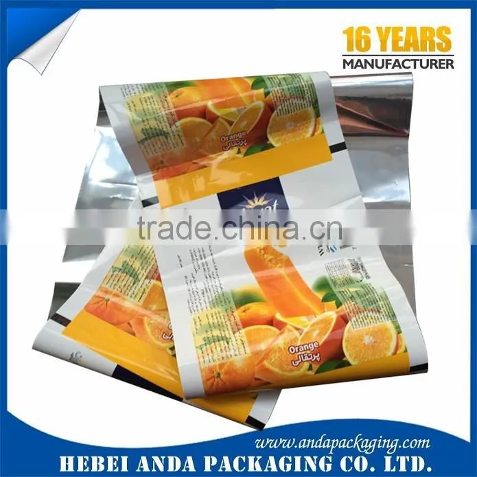 Heat Sealing Plastic Snack Food Packaging/ Biscuit Packaging Plastic Film Roll
