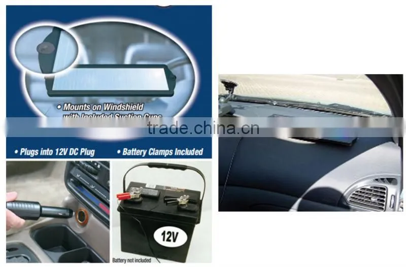 Best portable solar charger car battery,12v battery charger for car