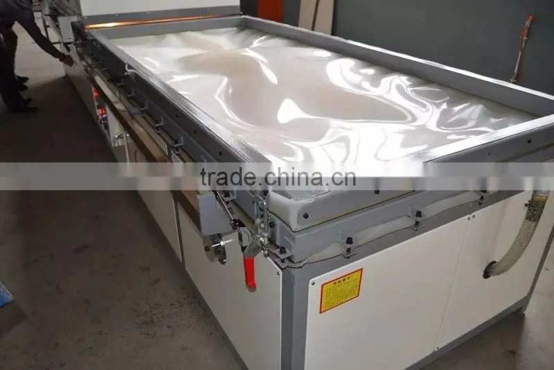 KC2500-DS PVC film vacuum membrane press heating machine for cabinet coating