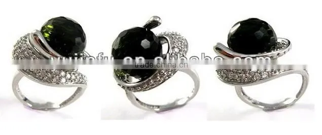 plating rhodium silver ring/wholesale price ring/silver jewelry ring