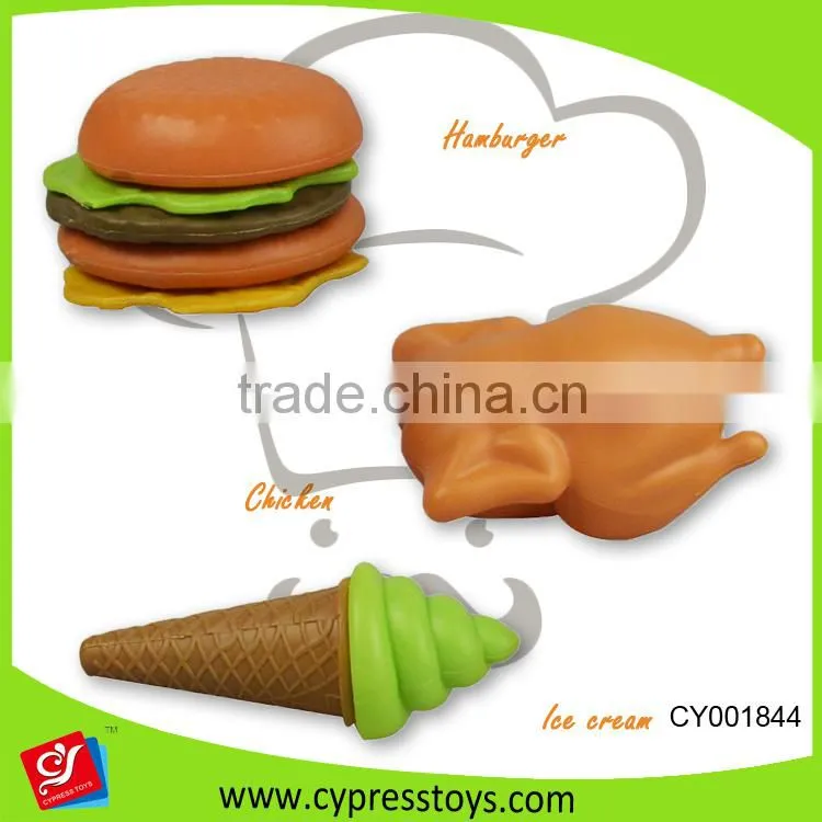 New Product Fast Food Burger Hotdog Turkey Play Food Set for Kid
