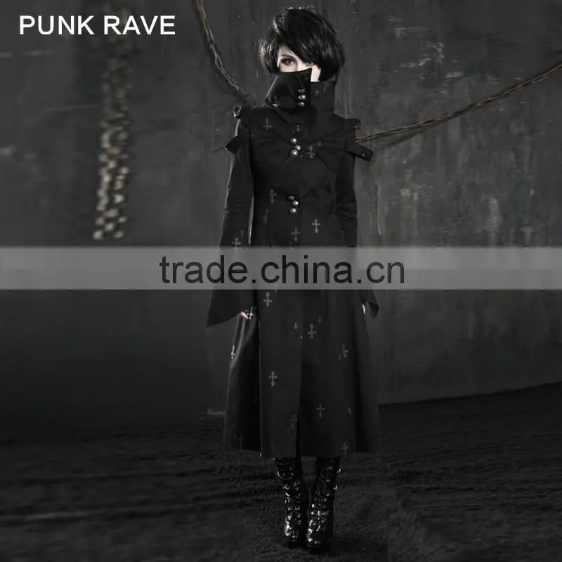 Y-349 red Gothic Punk Rave Studded Special Hot Punk Leather Jacket