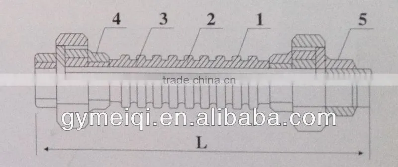 export RFJF Fan coil rubber joint with high quality