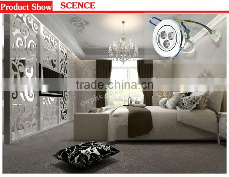 Luxury and high-end 3W LED Cabinet Lamp/Led Downlight karachi