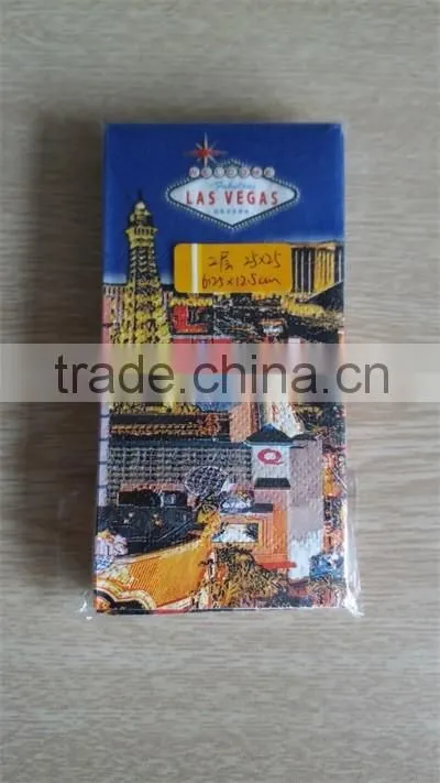 Children cartoon printed paper Handkerchief set,10pcs