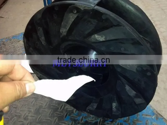 Rubber anti acid replacement pump impeller