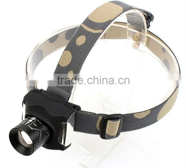 Goread GD17 High bright focusable zoom 1000mAH rechargeable battery R2 LED head Lamp