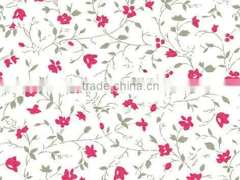 WallFace orange silver flower Design PVC wallcovering decor P1048-2