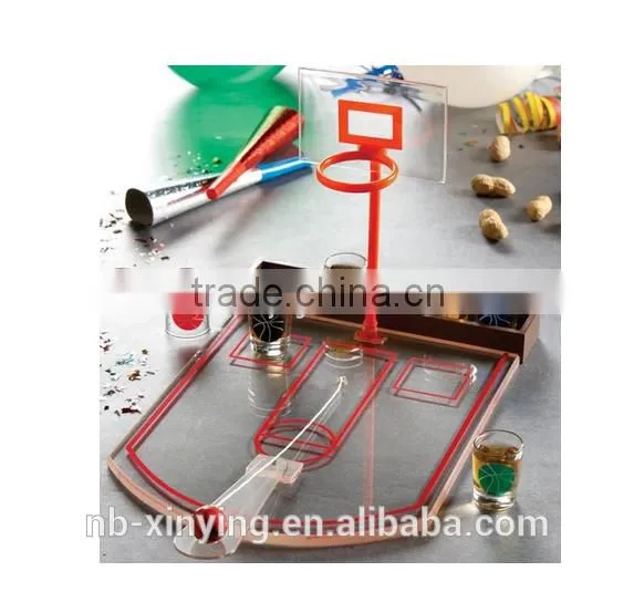 Hot selling mini Shot Glass Basketball Bar Game Set Factory price