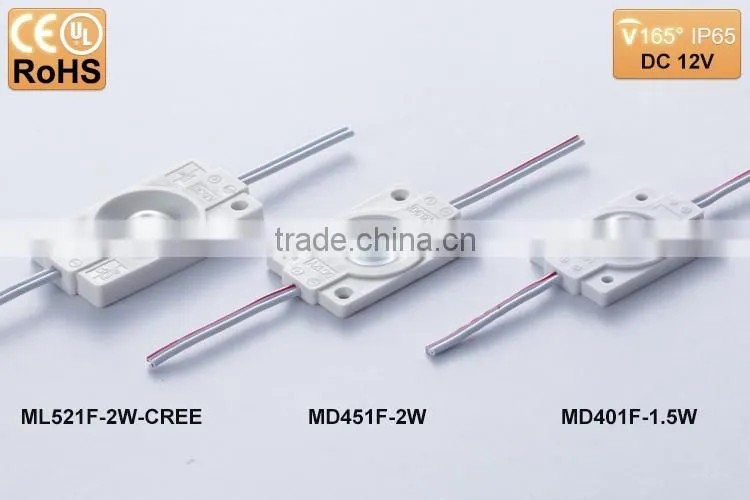 Injection led module Epistar Samsung chip led module light DC12V UL 5 years warranty waterproof white For light box sign latter