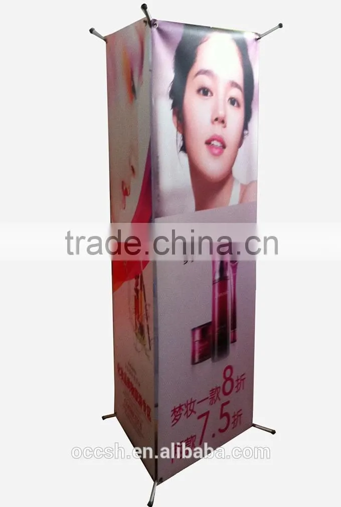 aluminum frame display banner hanging graphic for 3 side