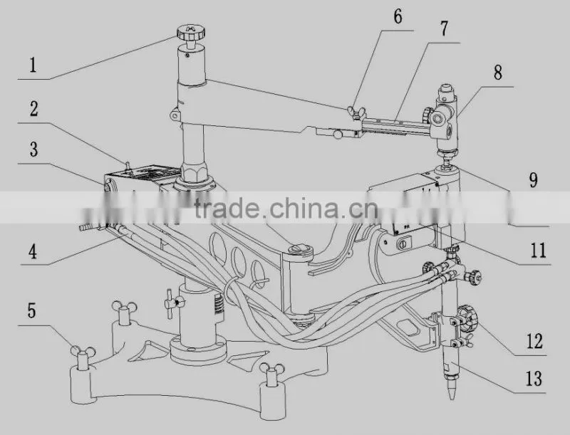 Heavy Thickness Profile Gas Cutting Machine For Metal Cutting