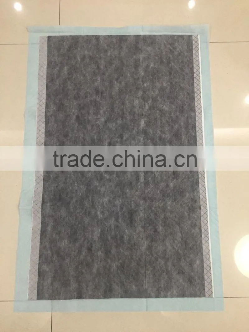 china supplier medical care underpads with super absorbent bamboo charcoal