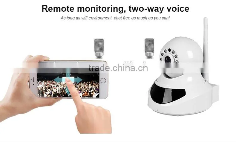Kendom New 720P smart home cctv wireless camera security alarm system baby network wifi IP camera