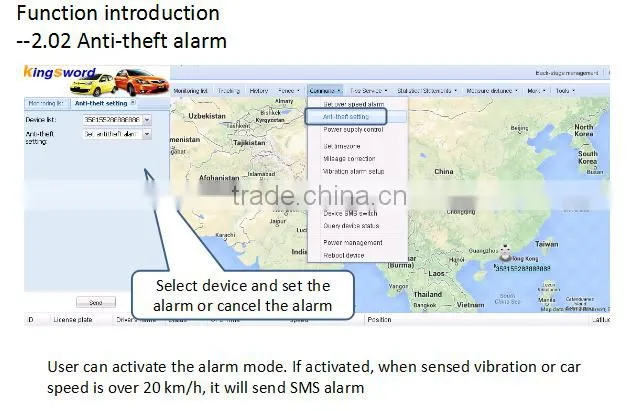 GPS Rastreamento with one year battery ET-01 with Free Tracking Platform