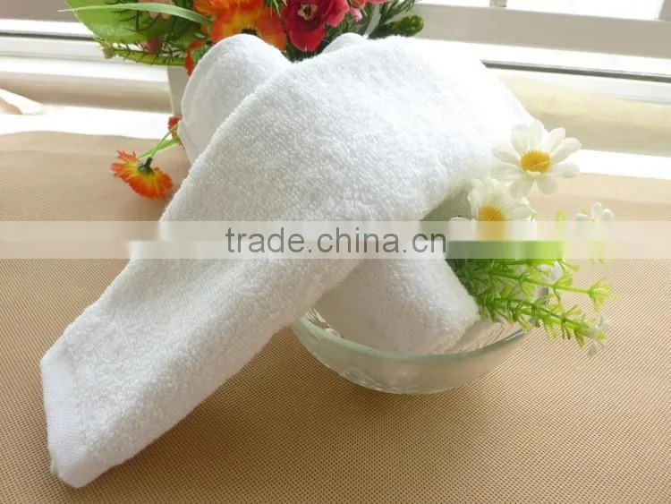 Disposable 100% cotton terry hot serving tray airline towel
