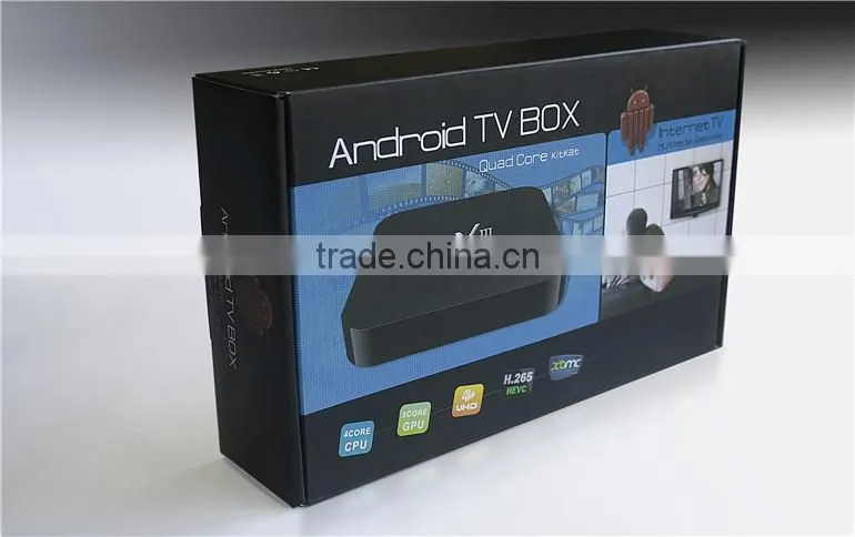 Quad Core MXIII media player hd AmlogicS802 imito MX3 android 4.4 smart tv box MXIII 2G+8G Android tv box
