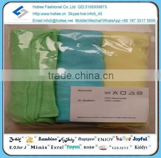 100% cotton printed muslin square swaddle blanket