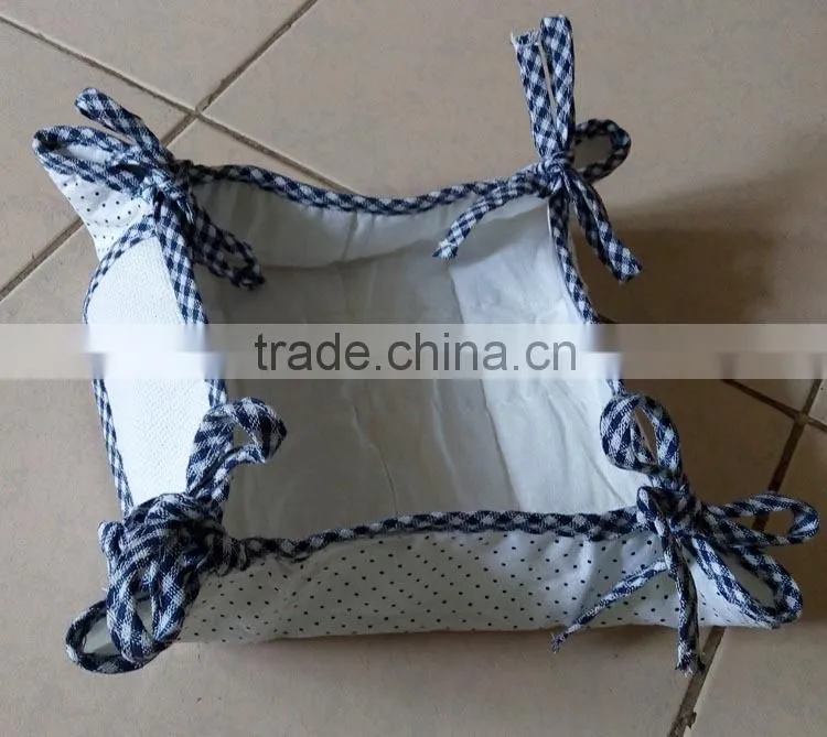 Cotton Bread Basket for Promotion and gift basket for storage customized Logo available basket -3