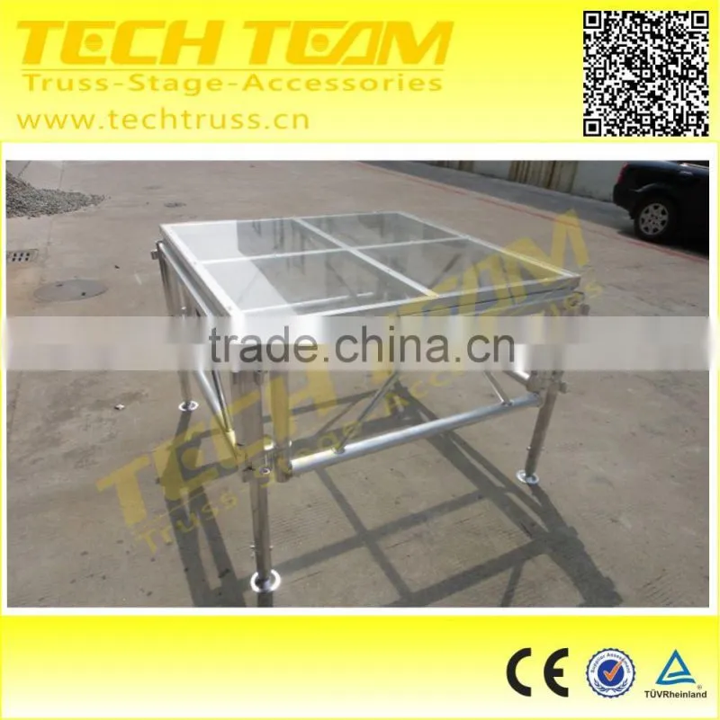 ST3-Stage Aluminum Adjustable catwalk aluminum stage for event