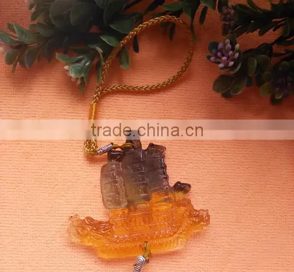 Nice ship shape Car Crystal Hanging Pendant
