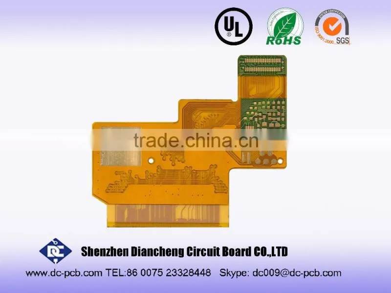 Android mobile phone motherboard pcb soft and rigid combination board Split flexible PCBs Hard and soft binding plate