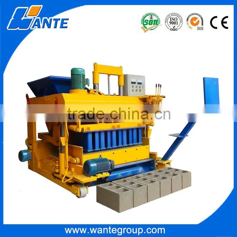 WANTE BRAND Automatic and Cement Brick Raw Material concrete hollow block making machine WT6-30