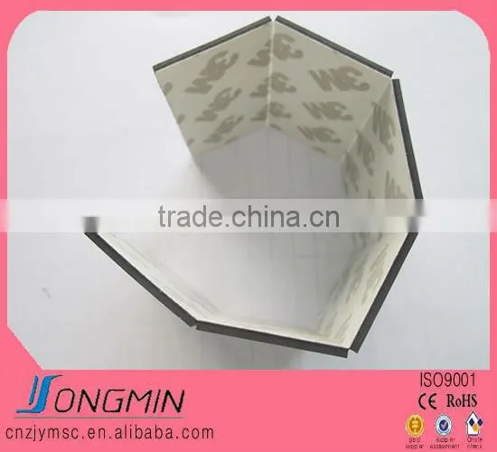 flexible rubber coated 3M tape magnetic sheet