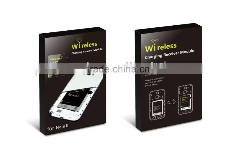 Qi wireless charger receiver card manufacture for samsung galaxy Note 2