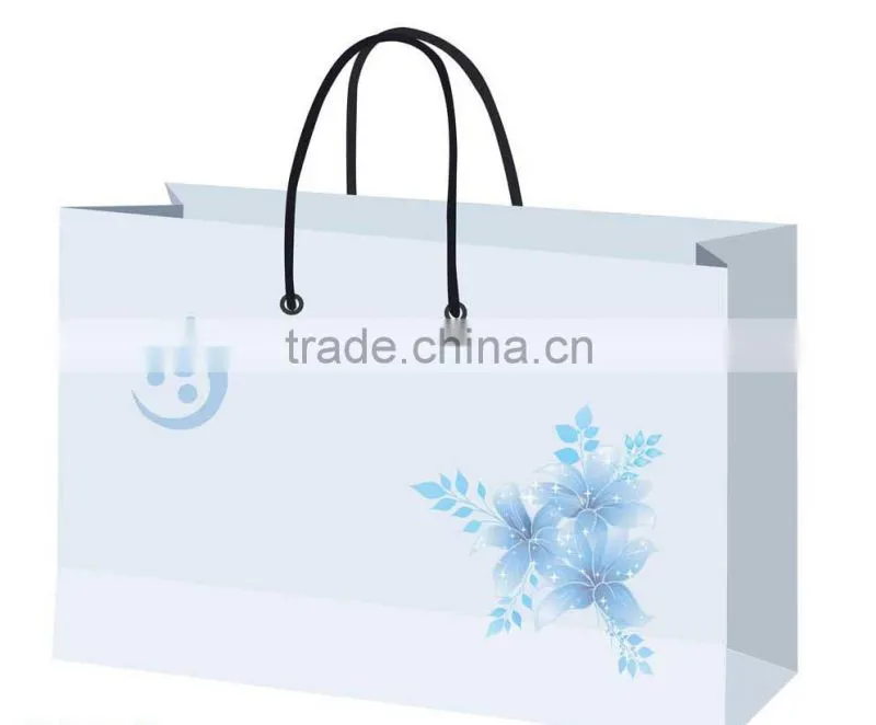 Custom Logo Printed brown craft gift shopping paper bag Wholesale