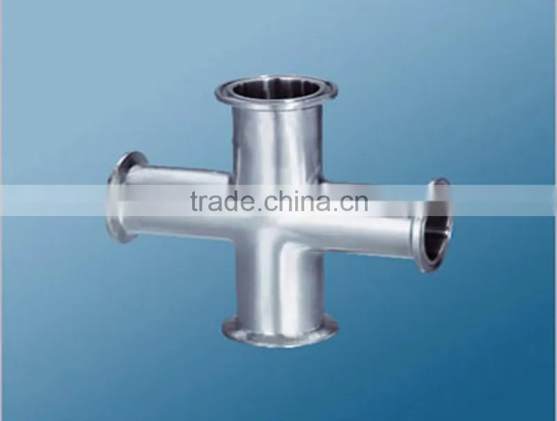 Stainless Steel 4-Way Cross Pipe Fitting Favorable Price
