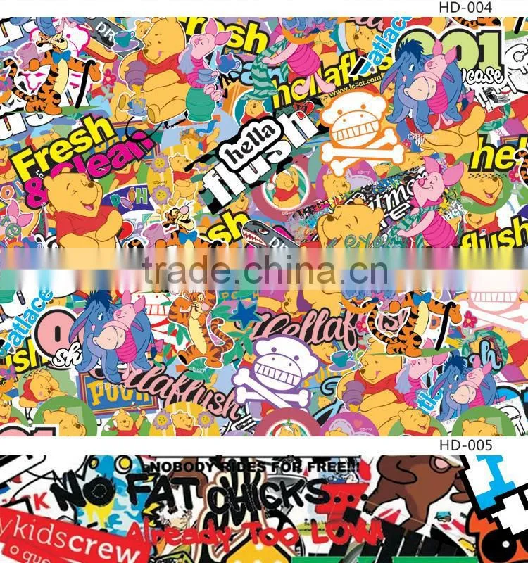HD-008 Hot Sale Car Stickers Own Design Vinyl Bomb Sticker