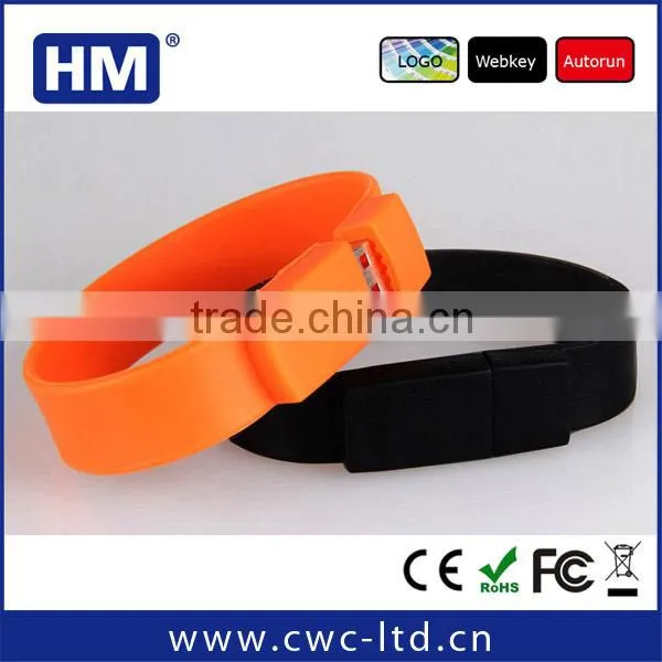 wholesale special gift bracelet usb 3.0 for promotion 1gb/2gb/4gb/8gb/16gb/32gb/64gb