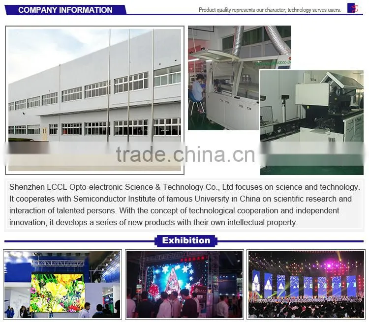 Best quality outdoor full color advertising led wall for P6 LED Display module
