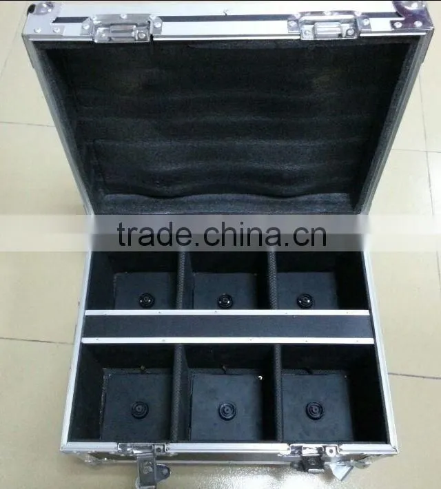 6 in 1 battery power & wireless DMX led flat led par can