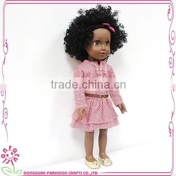 Afro hair style dolls 18 inch girl black
