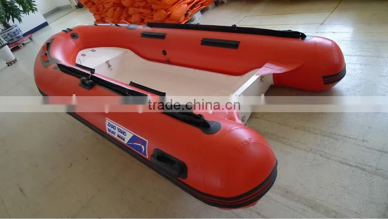 (CE Certificated )0.9mm PVC Rigid Inflatable Boat/Rowing Boat