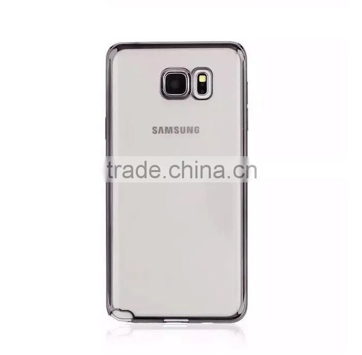 For samsung note 5 electroplate tpu case,soft tpu case