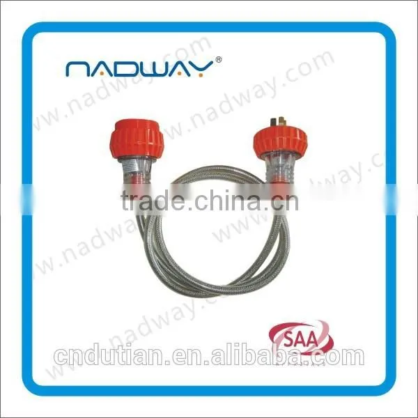 IP66 Austrail SAA approval heavy duty extension lead for power adapters