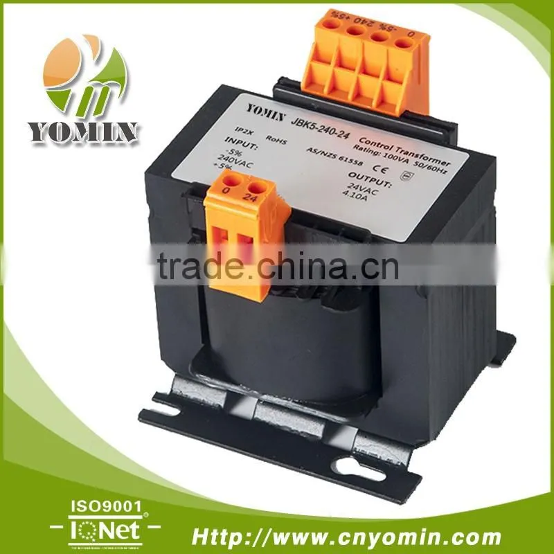 Manufacturer JBK5 Series 100VA Single Phase Insulation Transformer