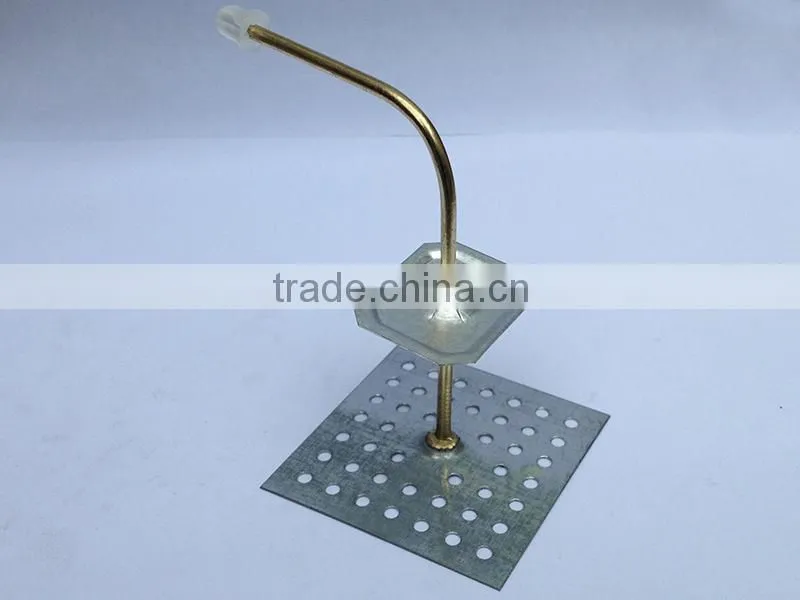 Brass Plated Shank Perforated Base Insulation Stick Pins