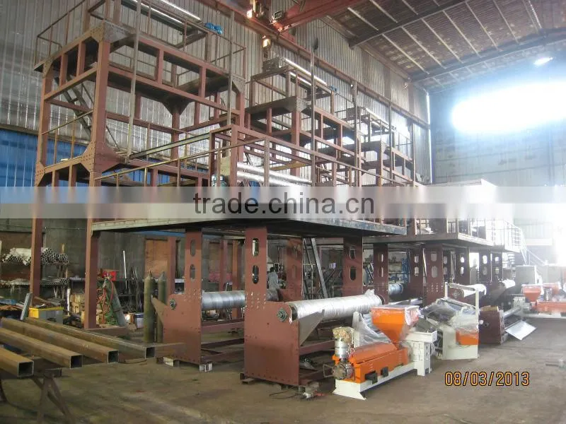 A+B+C Three-layer Co-extrusion Blown Film Machine