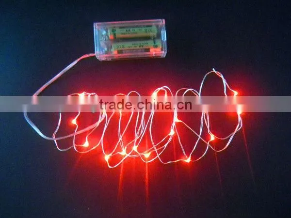 silve/copper wire LED string light for holidays YH-9002F
