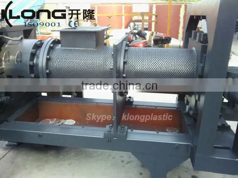 new design plastic film squeezing pelletizing machine for PE PP recycling line