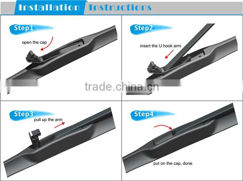 alibaba express wiper blades universal adapter