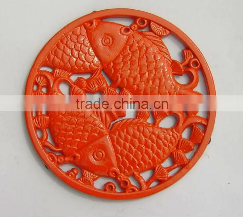 cast iron decorative coaster